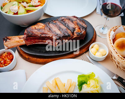 Piece of matured raw meat Stock Photo