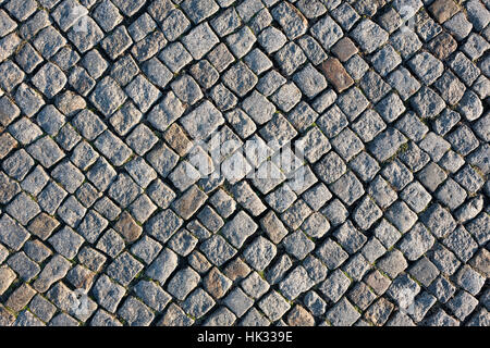 cobblestone pavement for background use Stock Photo