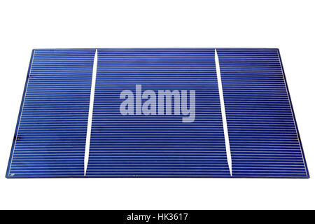 solar cell isolated on white background Stock Photo