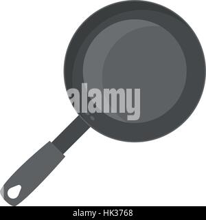 pan kitchenware metal domestic vector illustration eps 10 Stock Vector