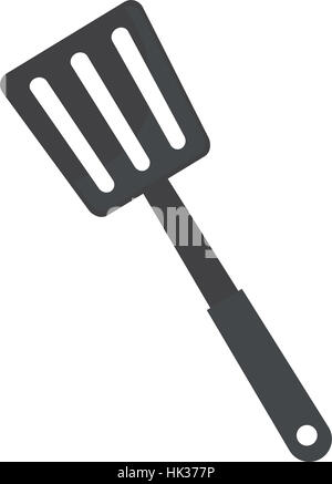 spatula strainer plastic utensil kitchen vector illustration eps 10 Stock Vector