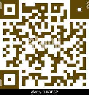 Simple icon QR code stock vector illustration Stock Vector
