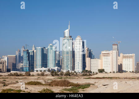 Jumeirah Lakes Towers in Dubai, United Arab Emirates Stock Photo