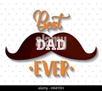 best dad ever happy fathers day letters emblem and related icons image vector illustration design Stock Vector