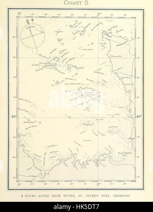 Image taken from 'Twelve Charts of the Tidal Streams', showing detailed ...