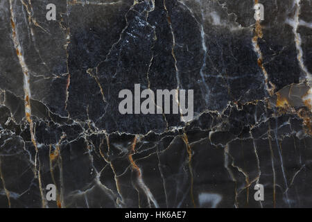 Pattern natural of dark gray marble pattern for design and texture. Stock Photo
