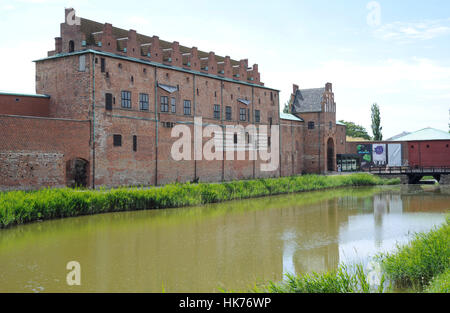 Sweden. Malmo Castle. Built in 1434 and reconstructed in 16th century in Renaissance style. Exterior. Stock Photo