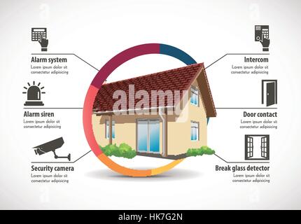 House Construction - home building concept Stock Vector