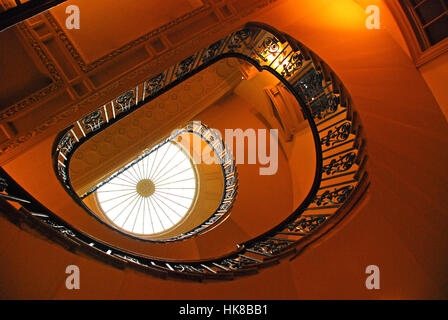 Staircase Courtauld Institute of Art Somerset House London UK Stock Photo