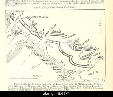 The Coal-Regions of America; their topography, geology and development. With a colored geological map of Pennsylvania ... and numerous other maps and illustrations Image taken from page 634 of 'The Coal-Regions Stock Photo