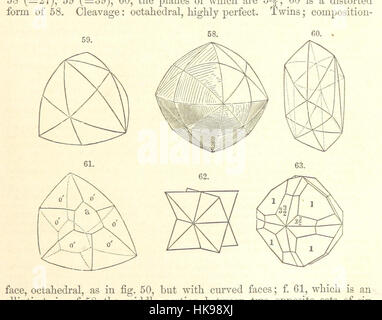 An image from 'A System of Mineralogy', showing detailed illustrations ...