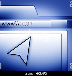 picture of arrow pointing at computer screen Stock Photo - Alamy