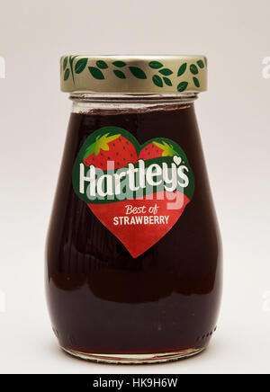 Hartley's Best of Strawberry jam Stock Photo