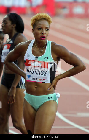 USA athlete sprinter Natasha Hastings at the Alexander Stadium in  Birmingham,UK Stock Photo - Alamy