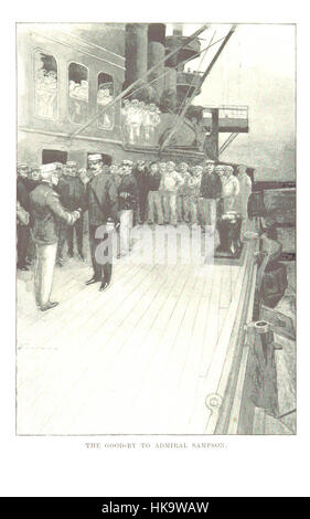 The Sinking of the “Merrimac”: a personal narrative of the adventure in the harbor of Santiago de Cuba, June 3, 1898, and of the subsequent imprisonment of the survivors. [With illustrations.] Image taken from page 83 of 'The Si Stock Photo