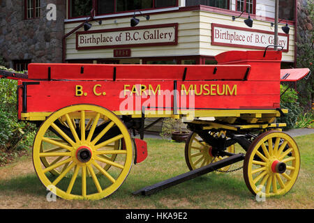 B. C. farm Museum, Fort Langley, Vancouver region, British Columbia, Canada Stock Photo