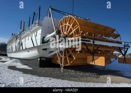 SS Klondike II sternwheeler National Historic Site, Whitehorse, Yukon Territory Stock Photo