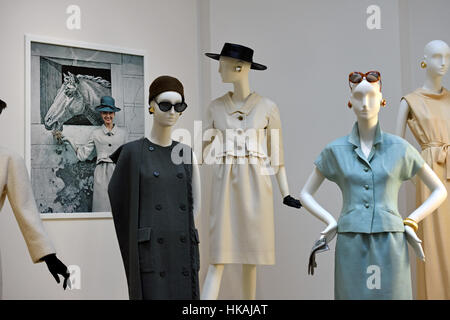 Hubert de Givenchy ( Couturier ) France clothes Stock Photo