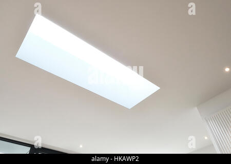 Skylight from frame in new ceiling Stock Photo