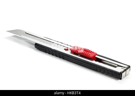 utility knife isolated on white background Stock Photo