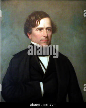 Vintage portrait of Franklin Pierce Stock Photo - Alamy