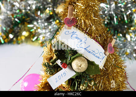 Decoration for merry christmas and happy new year Stock Photo