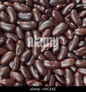 Black turtle beans texture background or pattern. Raw legume food. Stock Photo