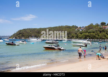 Chowder Bay at Clifton Gardens in Sydney Harbour National Park,Sydney,Australia on a summers day. Stock Photo