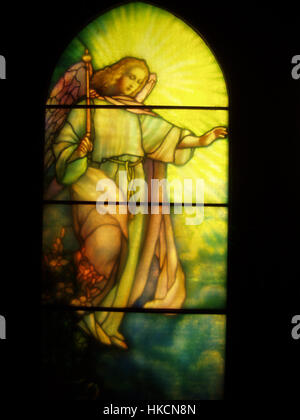 The Annunciation (left)   Tiffany Glass & Decorating Company, c. 1895 Stock Photo