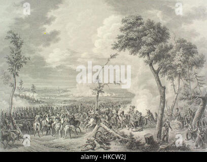 Battle of Hanau after Vernet Stock Photo