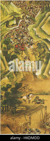 Genpei This detailed depiction from *Genpei Kassen Ezu* (The Genpei War ...