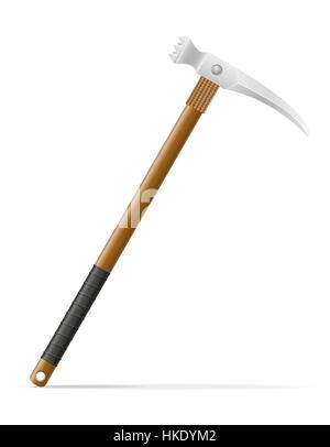 battle hammer medieval stock vector illustration isolated on white background Stock Vector