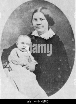 Lucy Stone and her daughter Stock Photo