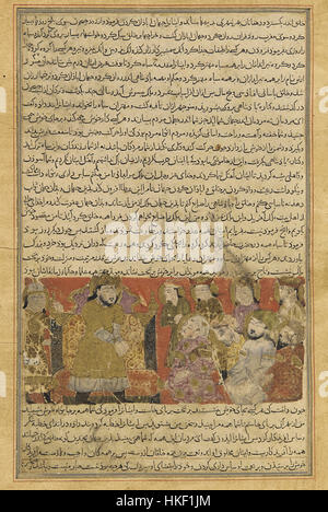 This depiction from the 'Balami Tarikhnama' illustrates the biblical ...
