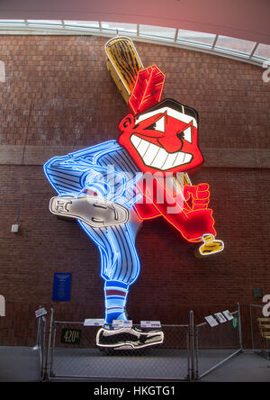 Cleveland indians chief wahoo mascot hi-res stock photography and images -  Alamy