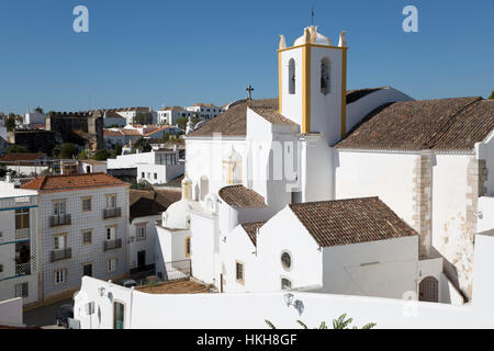 Igreja de Santiago church, Tavira, Algarve, Portugal, Europe Stock Photo