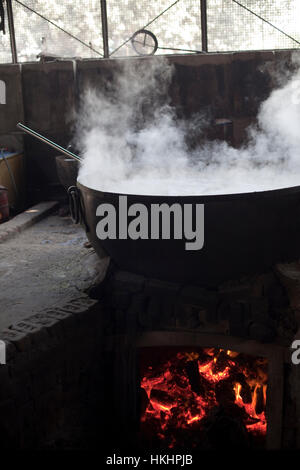 Kitchens at the Golden Temple in Amritsar India Stock Photo