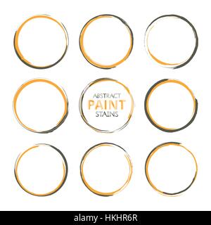 Abstract Paint Stains Stock Vector