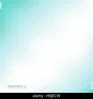 Abstract background rhomb blue grid. Stock Vector