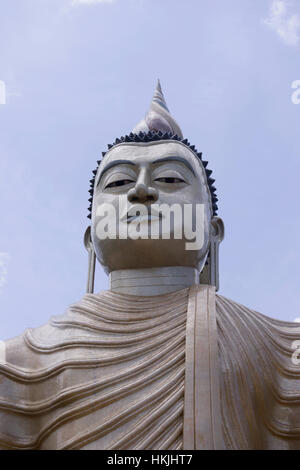 The gigantic Buddha Statue at Kande Viharaya Temple, Beruwala, Sri Lanka Stock Photo