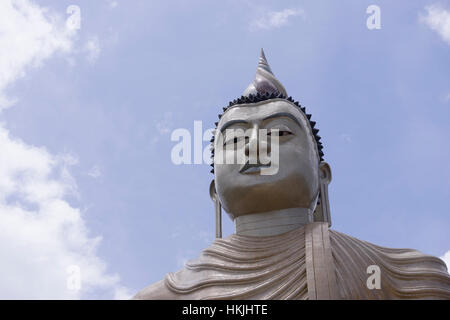 The gigantic Buddha Statue at Kande Viharaya Temple, Beruwala, Sri Lanka Stock Photo