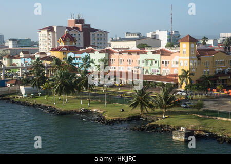 Panama, Colon cruise port Stock Photo