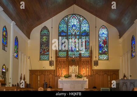 USA, Florida, Key West, St.Paul's Episcopal church, interior Stock Photo