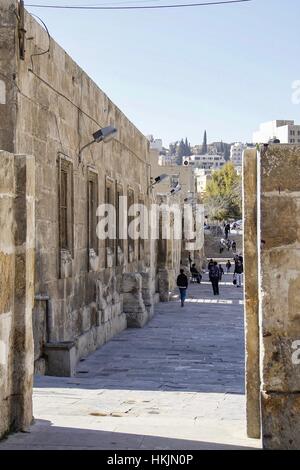 Amman, Jordan - February 8, 2014 The capital of Jordan, view of part of the urban development in the city center. Stock Photo