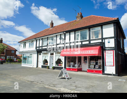 Row of Shops Bridlington East Yorkshire UK Stock Photo