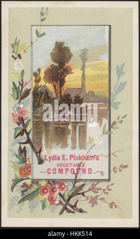 Lydia E. Pinkham's Vegetable Compound trade card promotes the product's ...