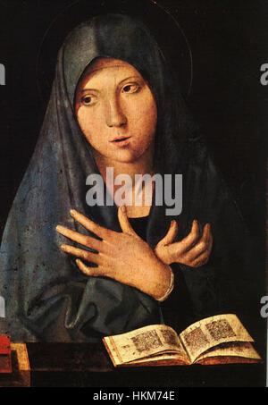 Antonello da Messina - Virgin of the Annunciation - WGA0761 Stock Photo