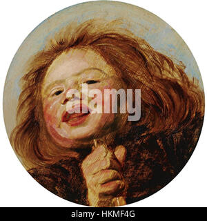 After Frans Hals - laughing boy with a whistle Stock Photo