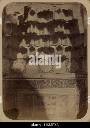 Antiquities of Samarkand. Tomb of the Saint Kusam-ibn-Abbas (Shah-i Zindah) and Adjacent Mausoleums. Mausoleum of Sha Arap WDL3669 Stock Photo