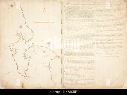 AMH-5087-NA Chart of Hout Bay, False Bay and surrounding area Stock Photo